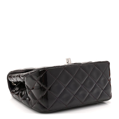 Chanel Patent Quilted Mini Square Flap Purple 4 of 10