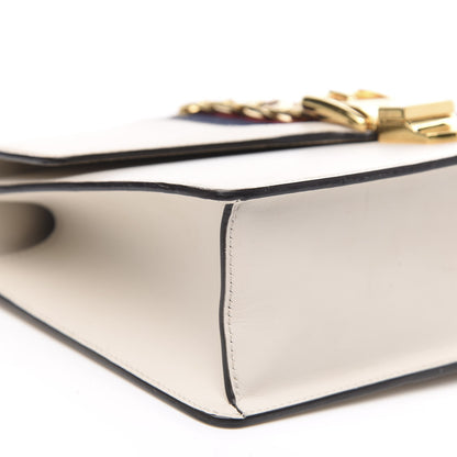 Gucci Calfskin Small Sylvie Shoulder Bag Off White 8 of 15