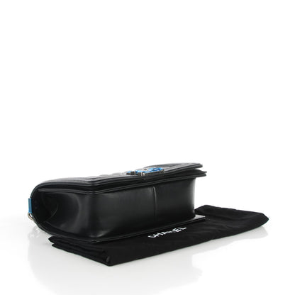 Chanel Calfskin Quilted Medium Boy Flap Black 4 of 9