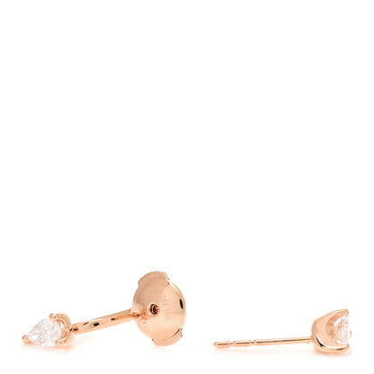 Anita Ko 18K Rose Gold Diamond Pear Orbit Earring 5 of 5