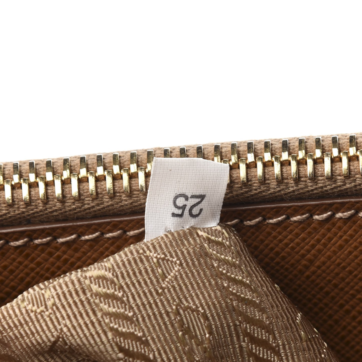 Saffiano Galleria Front Pocket Tote Caramel
