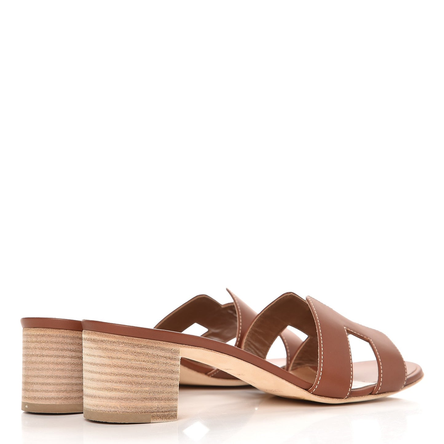 Calfskin Oasis Sandals 39 Gold
