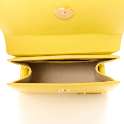 Jacquemus Smooth Calfskin Le Chiquito Noeud Yellow 5 of 11