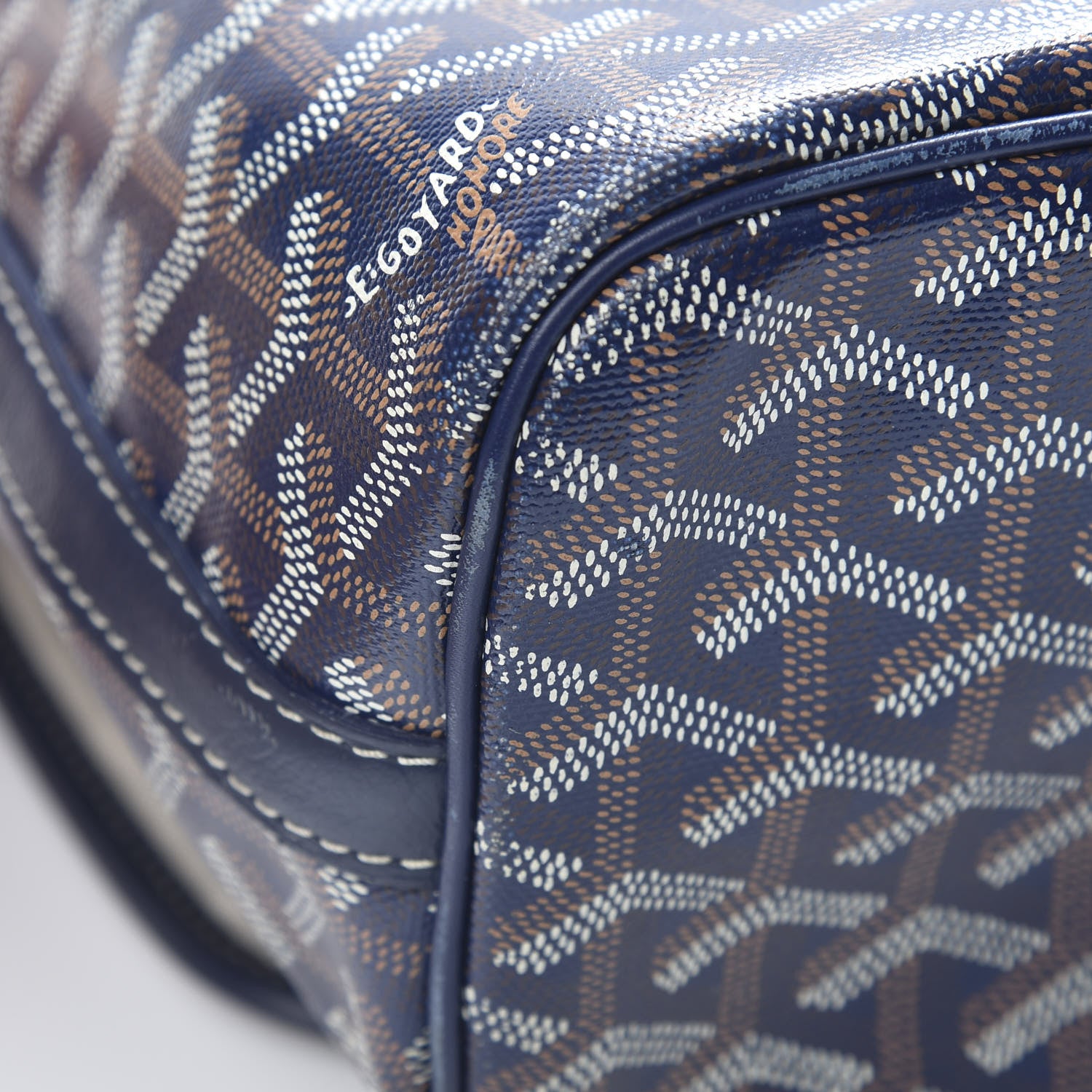 Goyard Goyardine Capetien Messenger Bag Navy 14 of 14