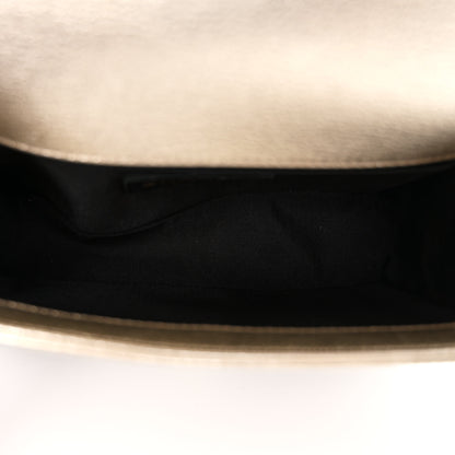 Chanel Metallic Goatskin Calfskin Small Boy Flap Gold Black 5 of 10