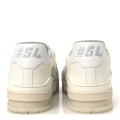 Louis Vuitton Calfskin Mens LV Trainer Sneakers 10 White 6 of 11