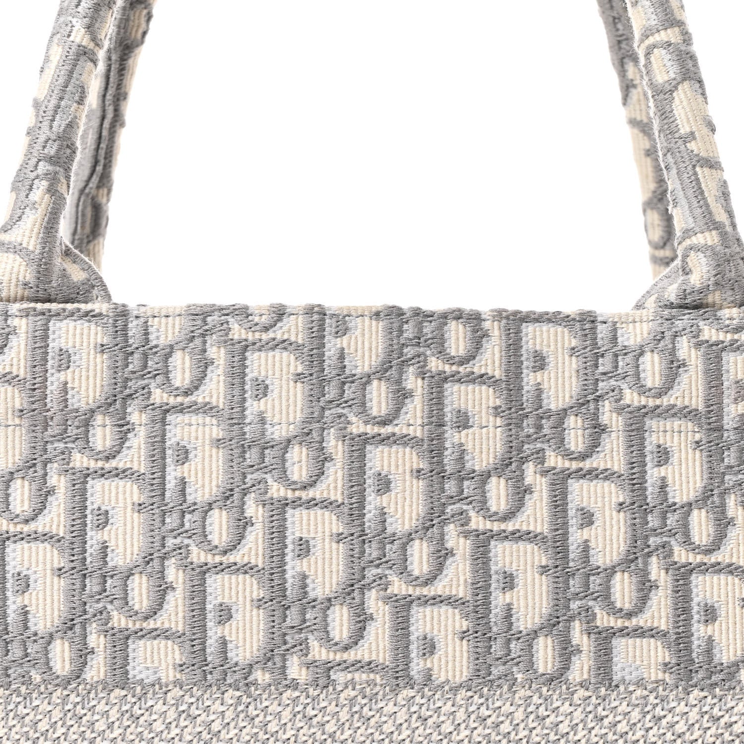 Christian Dior Oblique Medium Book Tote Grey 8 of 12