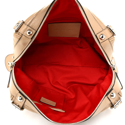Dolce & Gabbana Grained Calfskin Easy Way Satchel Beige 5 of 20
