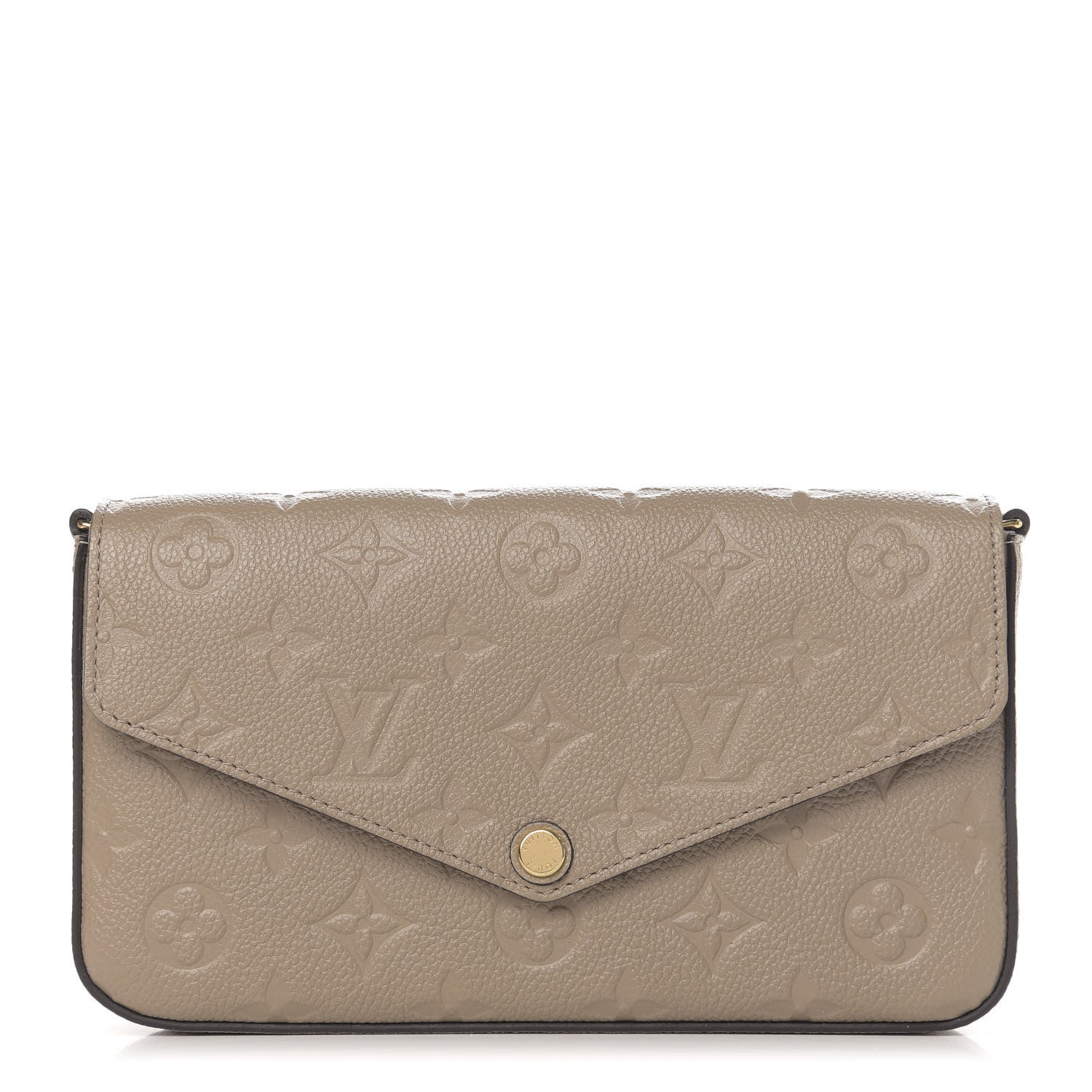 Louis Vuitton Empreinte Pochette Felicie Chain Wallet Tourterelle 1 of 8