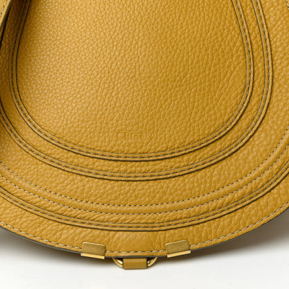 Chloe Calfskin Medium Marcie Round Crossbody Bag Curry Yellow 11 of 13