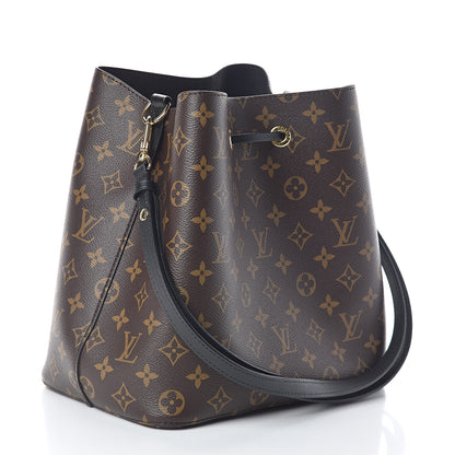 Louis Vuitton Monogram Neonoe MM Black 3 of 9