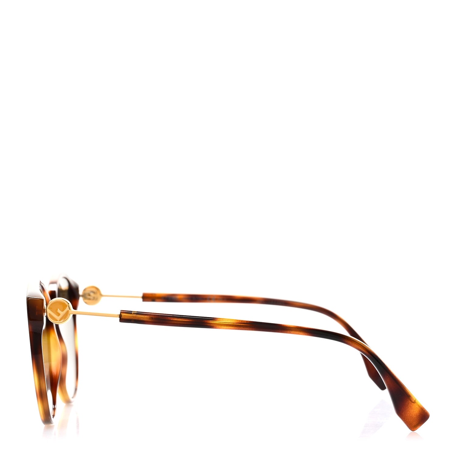 Fendi Acetate Cat Eye Sunglasses FF0412/S Tortoise 3 of 6