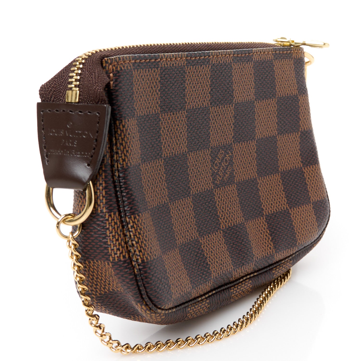 Louis Vuitton Damier Ebene Mini Pochette Accessories 3 of 8