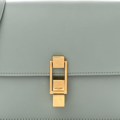 Saint Laurent Smooth Calfskin Carre Satchel Vert Opaline 7 of 9