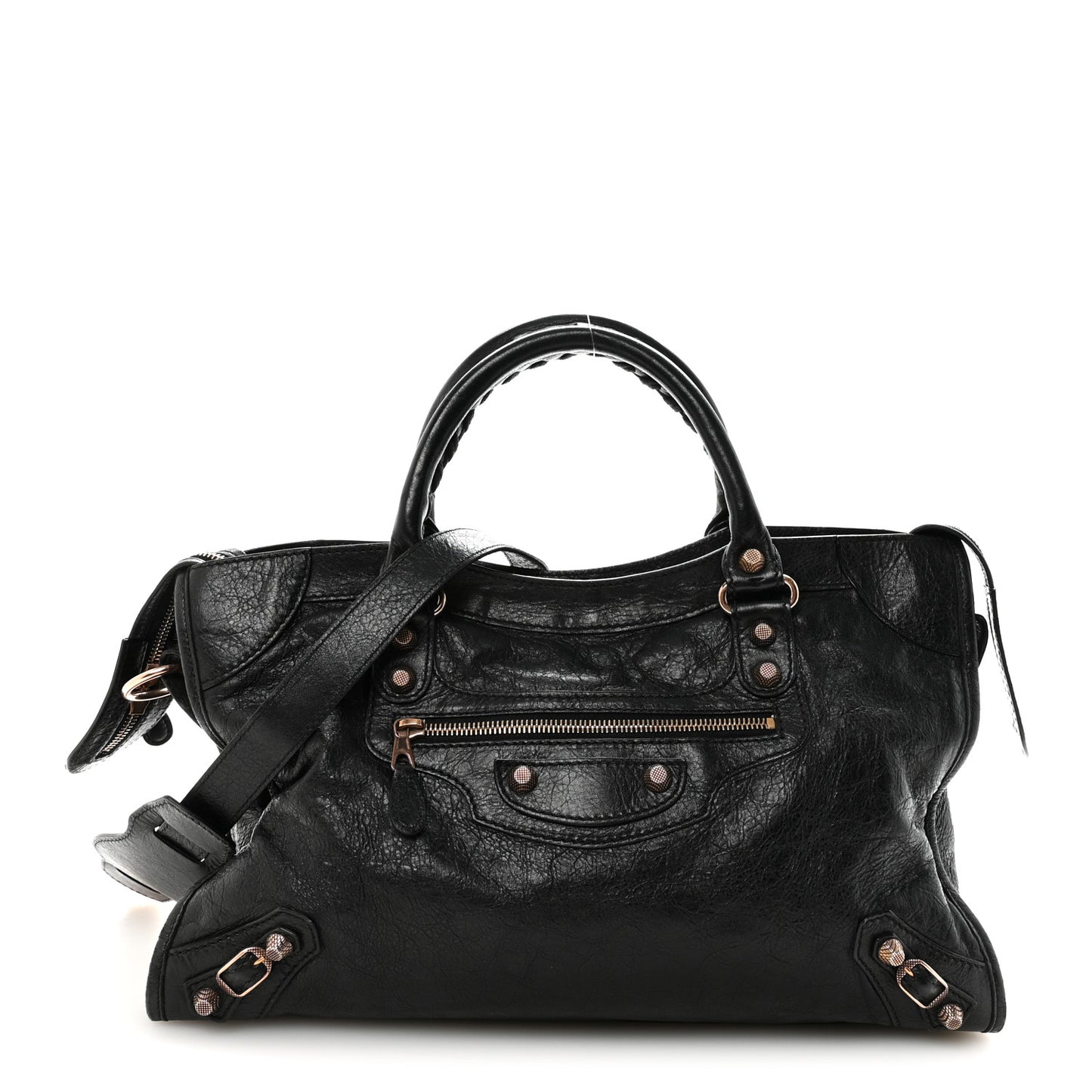 Agneau Giant 12 Gold Hardware City Black