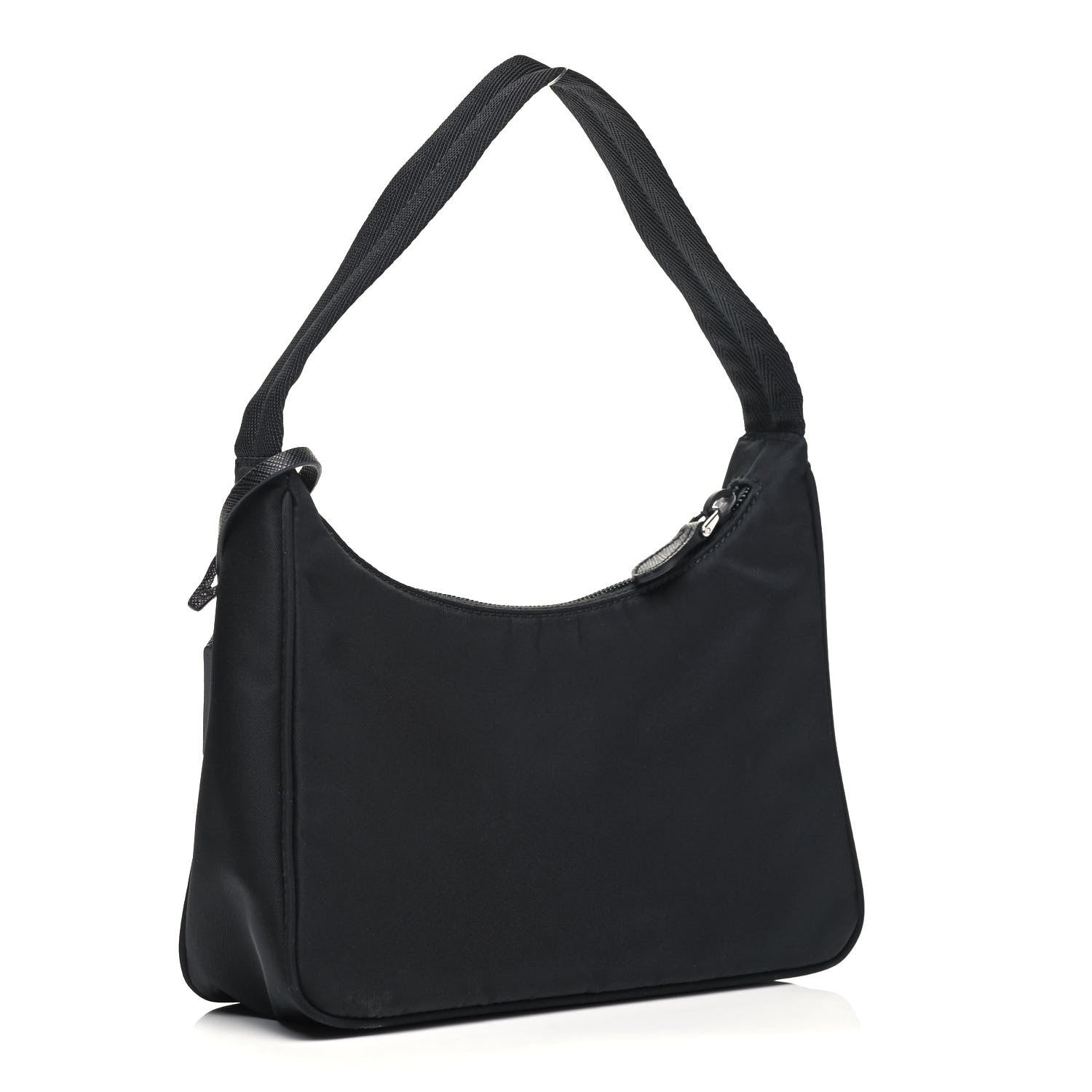 Prada Tessuto Nylon Mini Re-Edition 2000 Bag Black 3 of 9