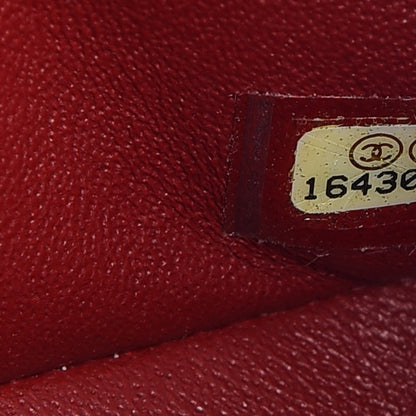 Chanel Caviar Quilted Mini Square Flap Red 7 of 10