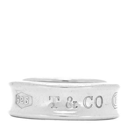 Tiffany Sterling Silver 1837 Band Ring 52 6 1 of 5