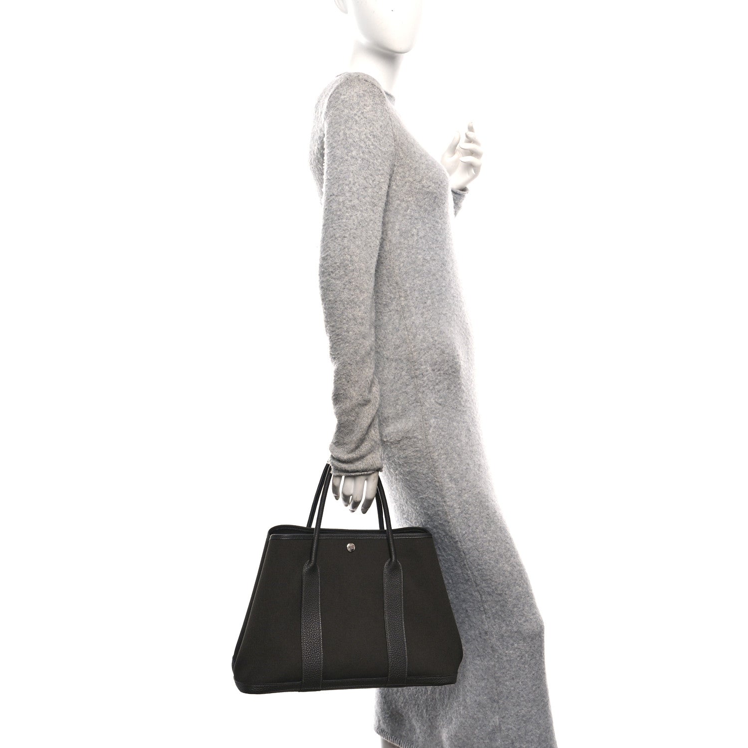 Hermes Toile H Negonda Garden Party Tote 36 MM Vert Mangrove 2 of 9