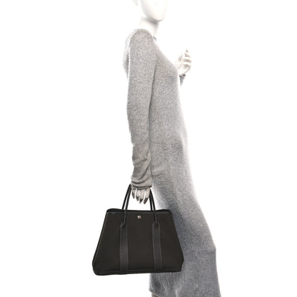 Hermes Toile H Negonda Garden Party Tote 36 MM Vert Mangrove 2 of 9