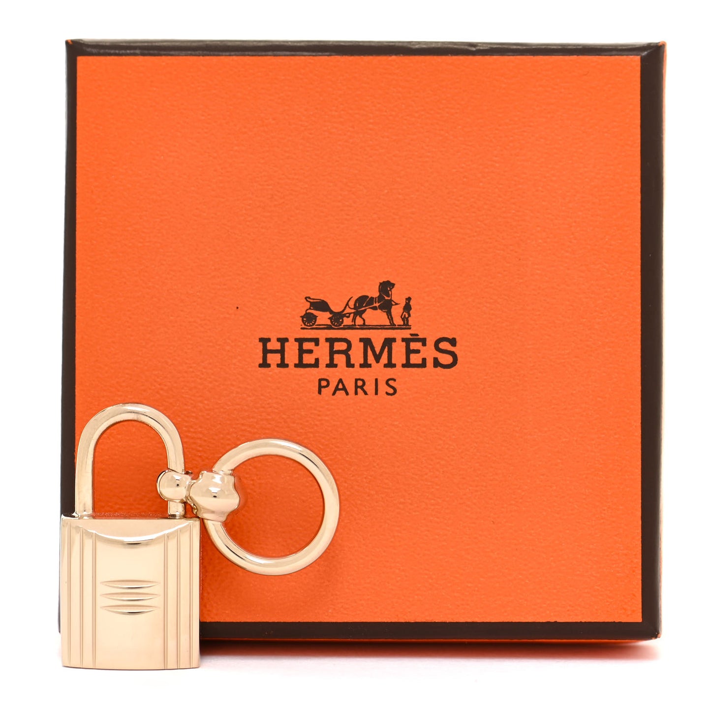 Permabrass Mini Loop Charms Cadenas Scarf Ring Gold