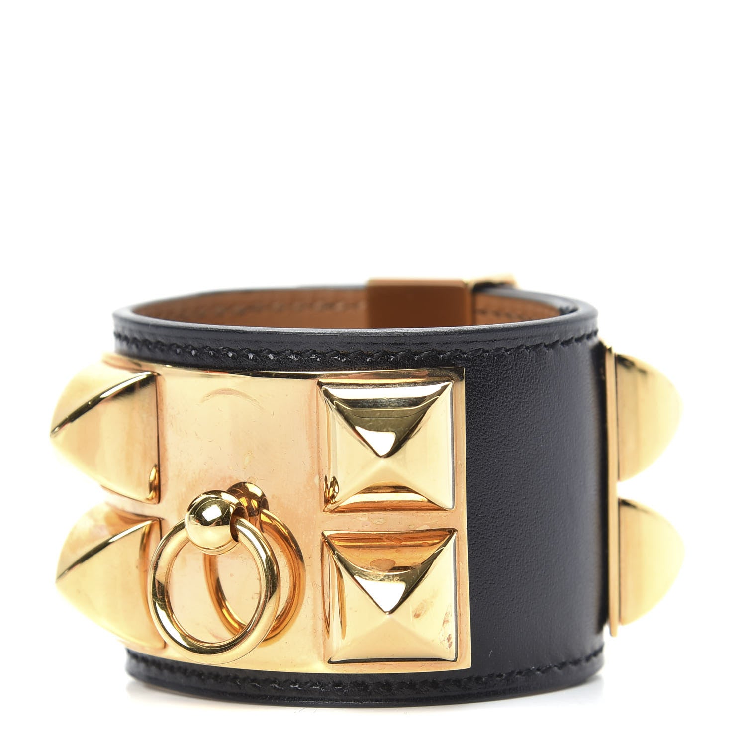 Hermes Box Collier De Chien CDC Bracelet XS Black 1 of 6