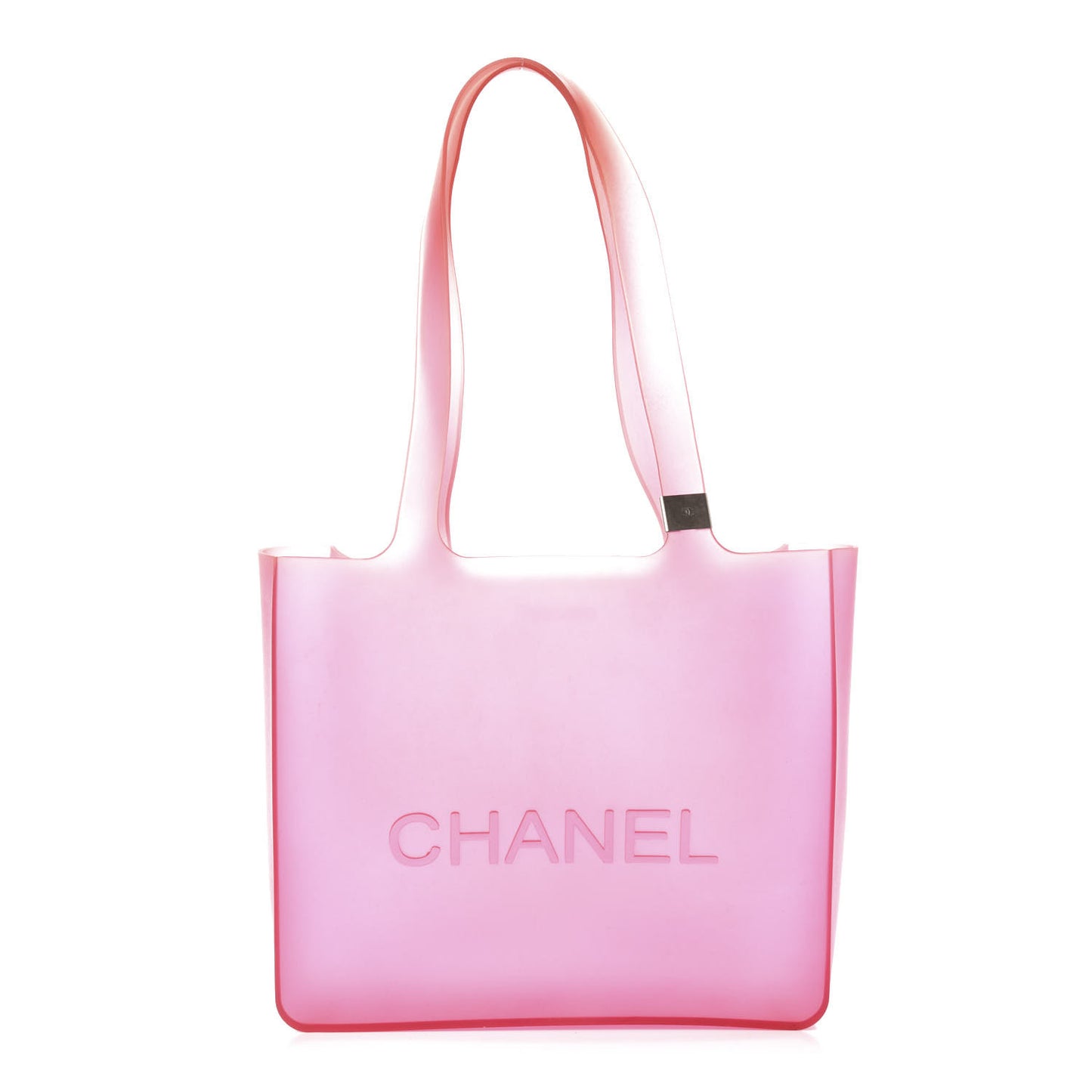 Jelly Rubber Tote Pink
