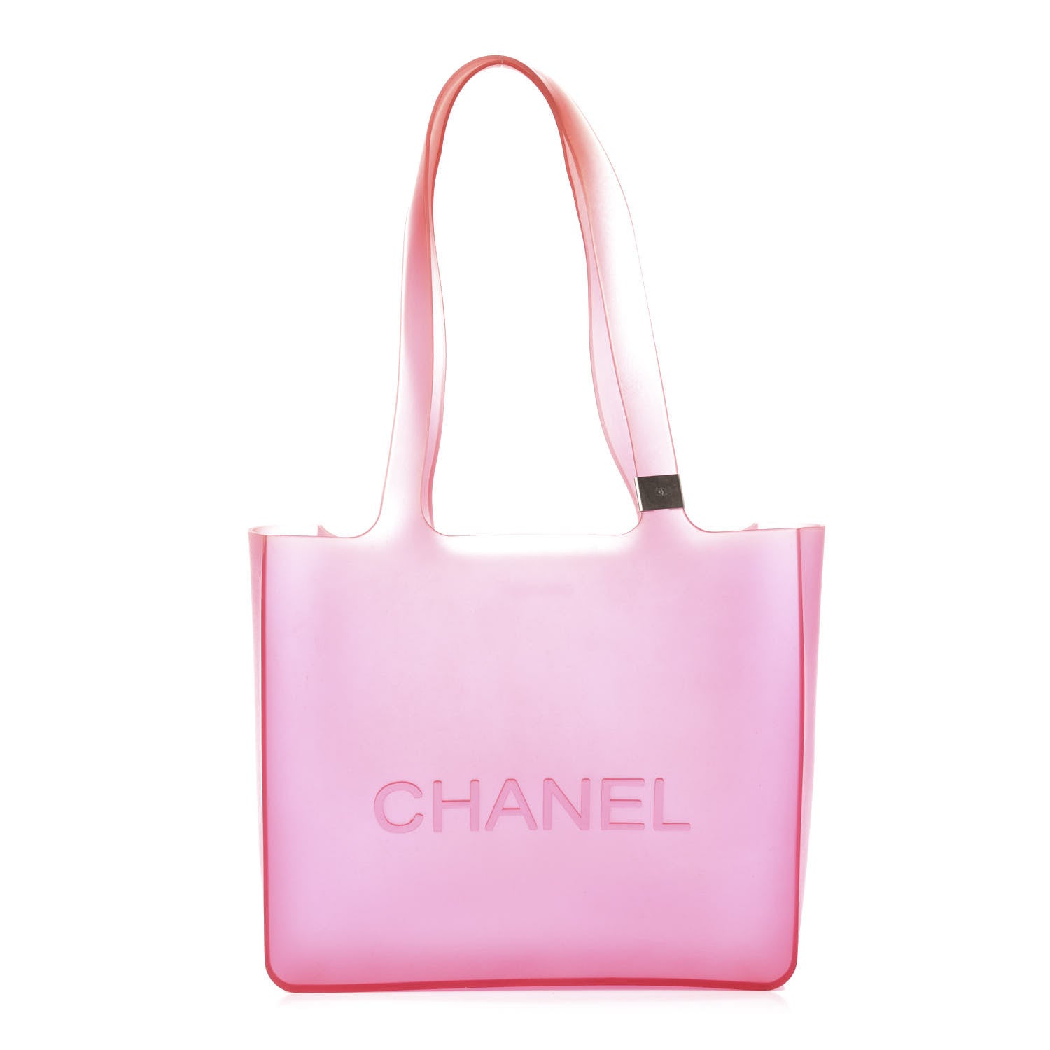Chanel Jelly Rubber Tote Pink 1 of 11