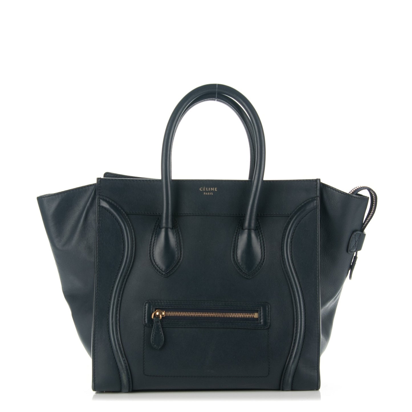 Smooth Calfskin Mini Luggage Navy