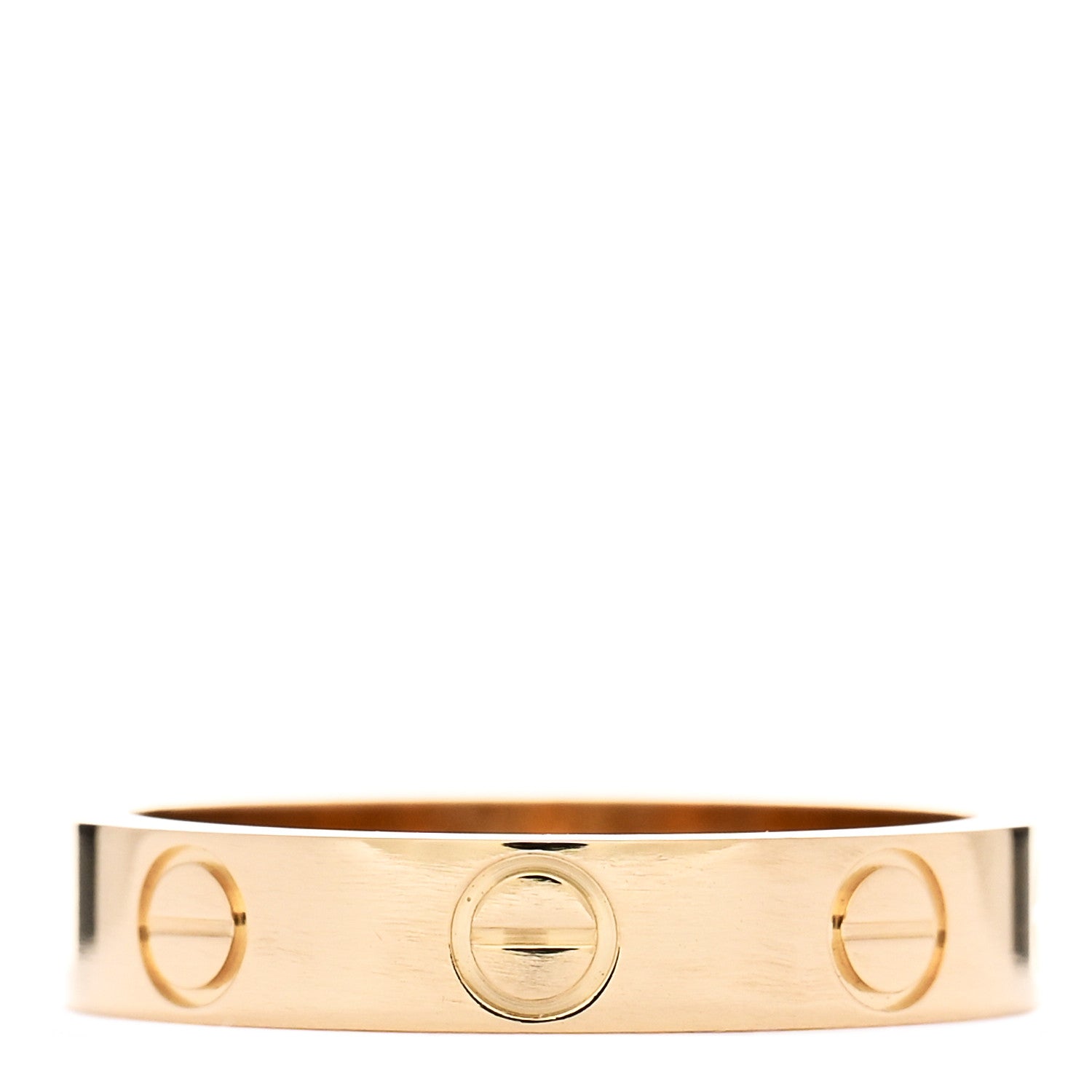 Cartier 18K Yellow Gold 3.5mm LOVE Wedding Band Ring 49 4.75 3 of 5