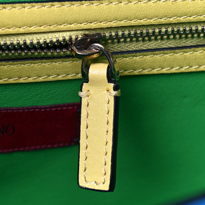Valentino Garavani Vitello 1973 Medium Glam Lock Rockstud Flap Multicolor 29 of 40
