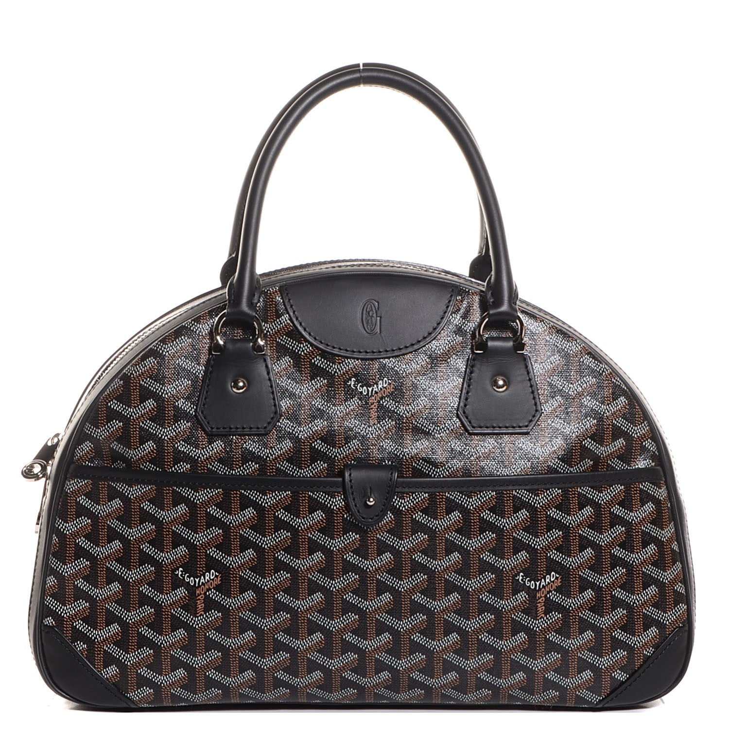 Goyard Goyardine Saint Jeanne MM Bowler Black 1 of 7