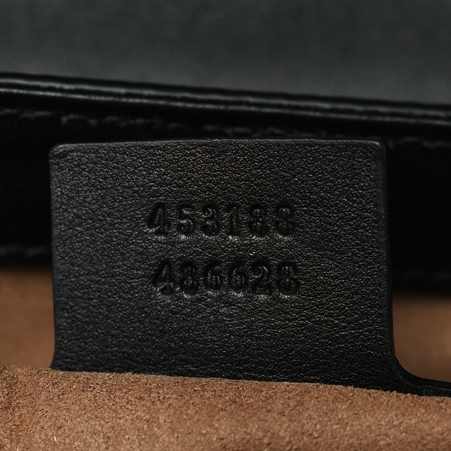 Gucci GG Supreme Monogram Calfskin Small Padlock Top Handle Bag Beige Black Cuir 7 of 11