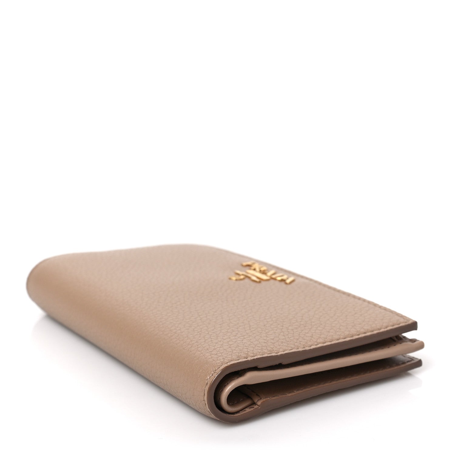 Prada Vitello Daino Zip Wallet Cammeo 7 of 7