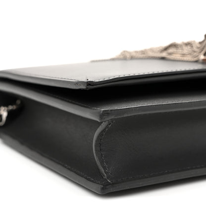 Saint Laurent Smooth Calfskin Classic Monogram Kate Tassel Chain Wallet Asphalt 8 of 11