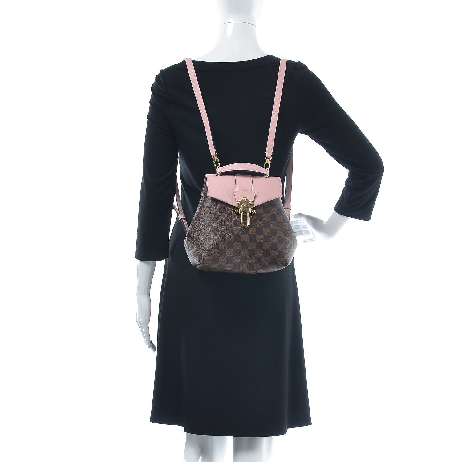 Louis Vuitton Damier Ebene Clapton Backpack Magnolia 2 of 7