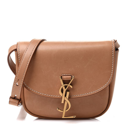Saint Laurent Smooth Vintage Calfskin Small Kaia Satchel Brown Gold 1 of 11