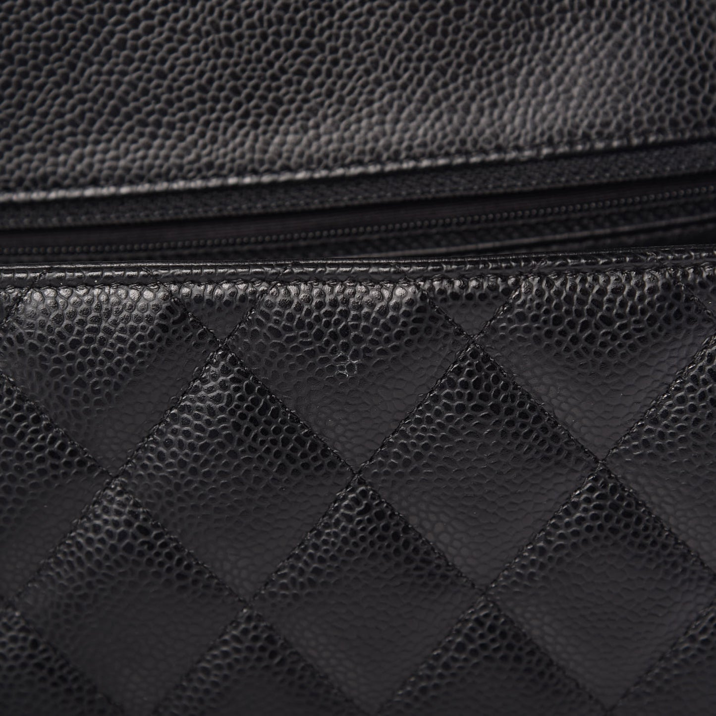 Caviar Quilted Jumbo Single Flap Black