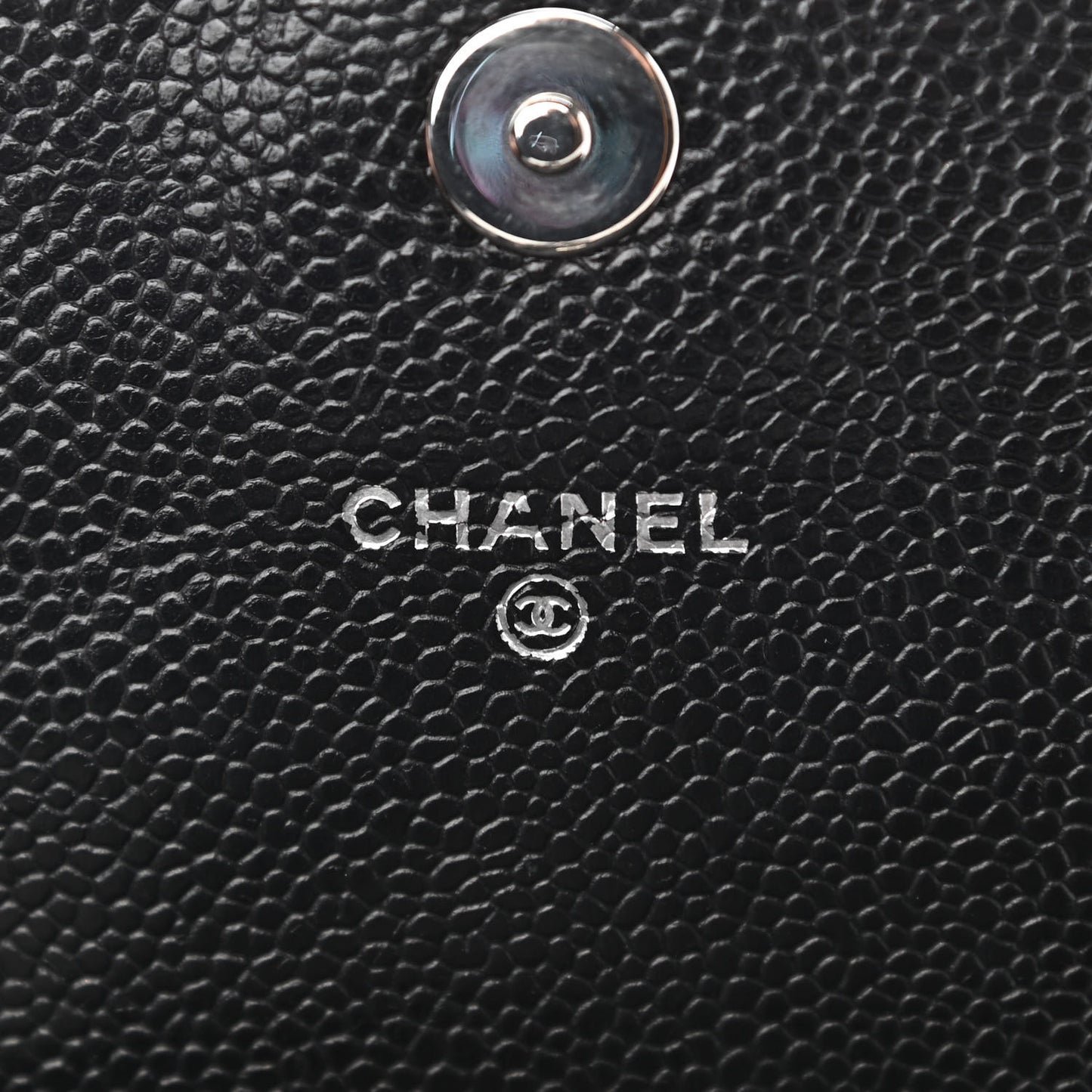 Caviar Half Moon Wallet On Chain WOC Black
