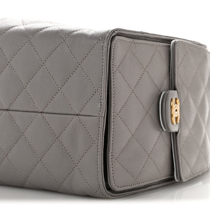 Chanel Caviar Quilted Medium Chanel 25 Handbag Dark Grey 11 of 11