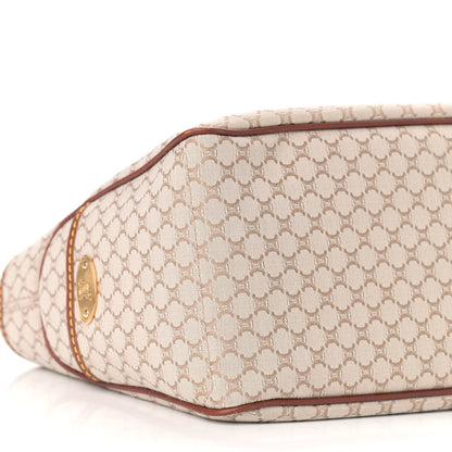 Celine Canvas Calfskin Boogie Satchel Khaki 9 of 10
