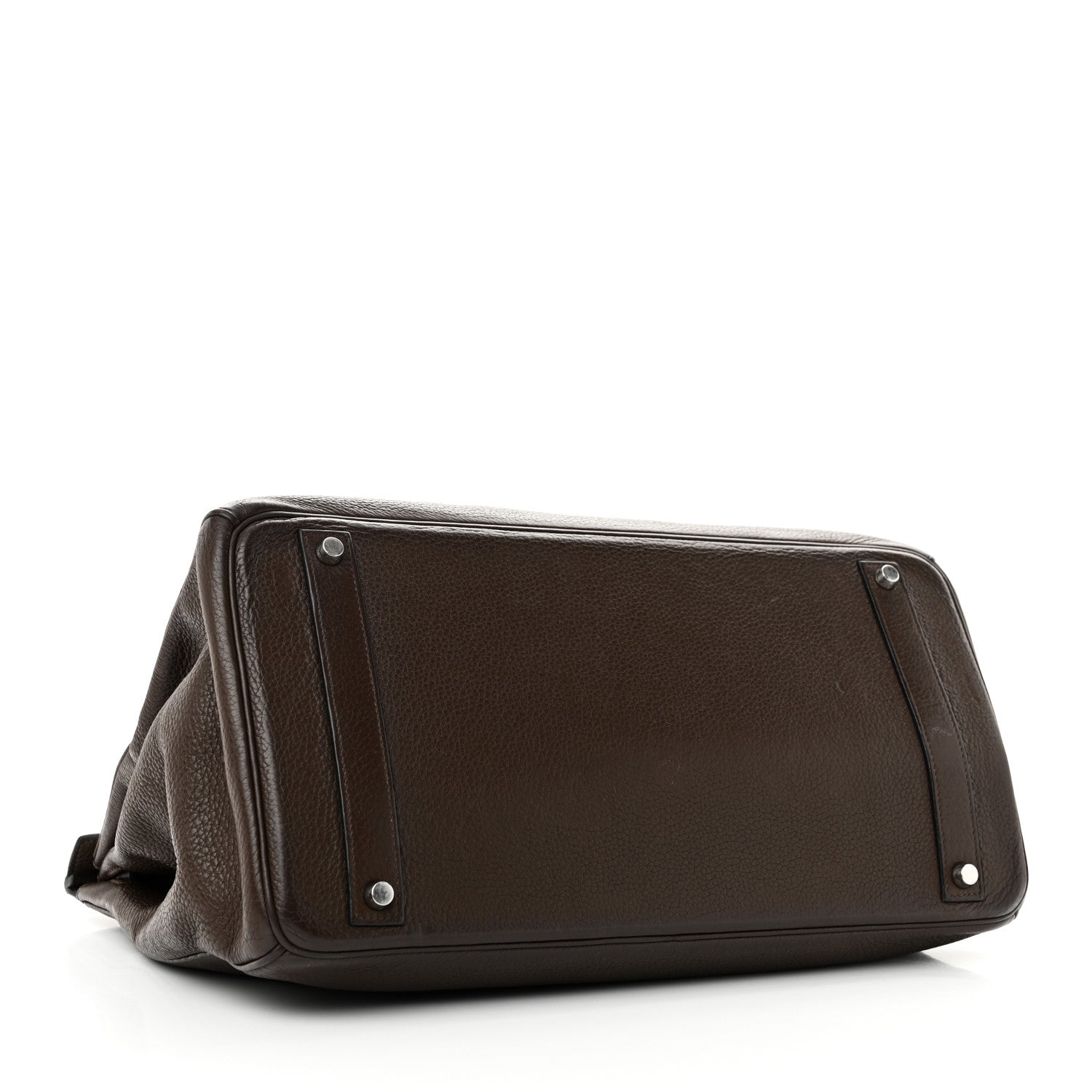 Hermes Taurillon Clemence Birkin 40 Cafe 4 of 10