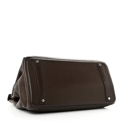 Hermes Taurillon Clemence Birkin 40 Cafe 4 of 10