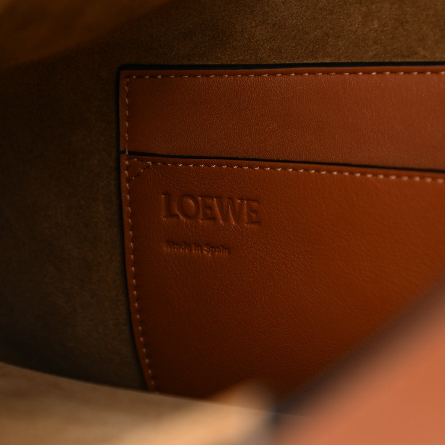 Calfskin Fortune Hobo Tan
