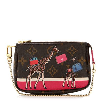Louis Vuitton Monogram 2017 Christmas Animation Mini Pochette Accessories 1 of 9