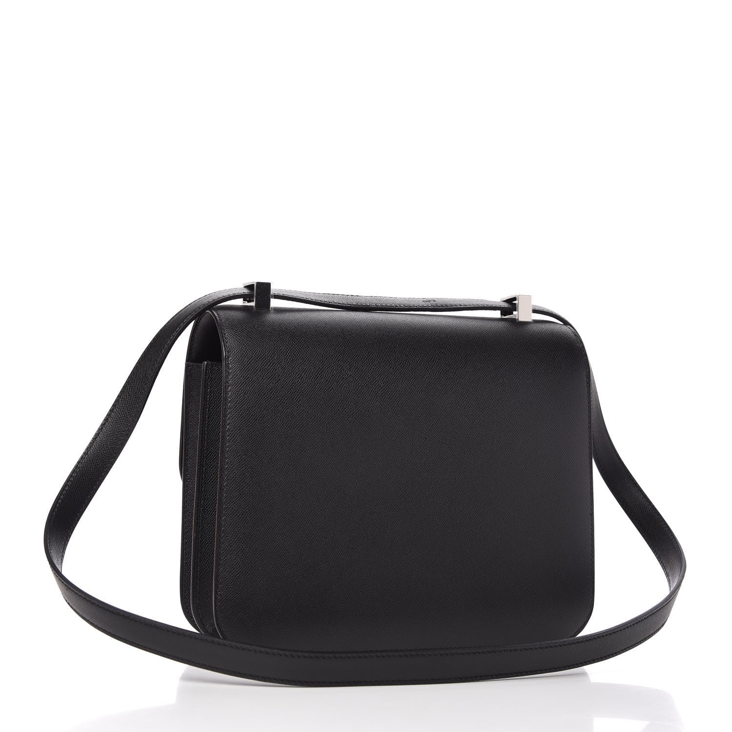 Hermes Grained Monsieur Lizard Constance 24 Black Ombre 3 of 9