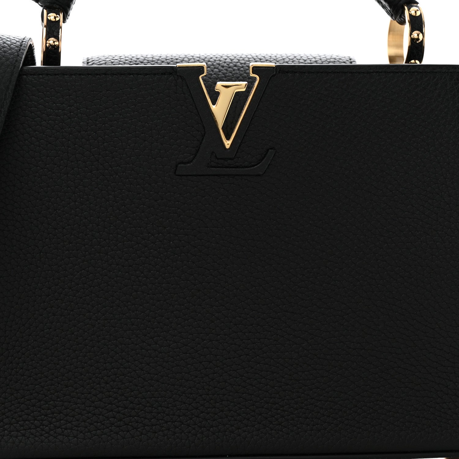 Louis Vuitton Taurillon Capucines BB Black 8 of 10