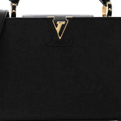 Louis Vuitton Taurillon Capucines BB Black 8 of 10
