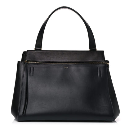 Celine Supple Calfskin Medium Edge Shoulder Bag Navy Blue 1 of 20