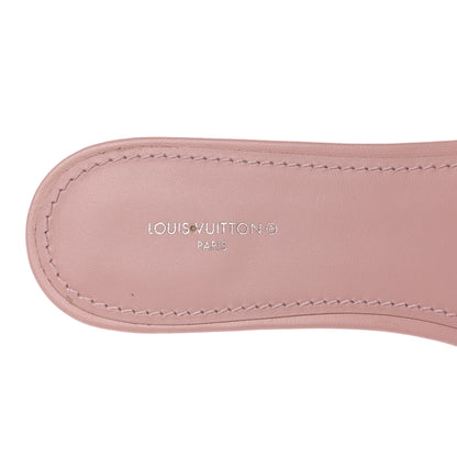 Louis Vuitton Lambskin Embossed Monogram Revival Flat Mules 39 Light Pink 7 of 10
